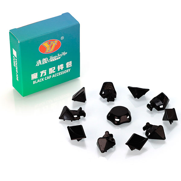 YJ YuHu Megaminx V3 Black Caps
